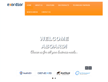 Tablet Screenshot of exordior.net